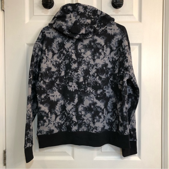 Splattered Charcoal-Blue Champion Hoodie - Picture 15 of 15